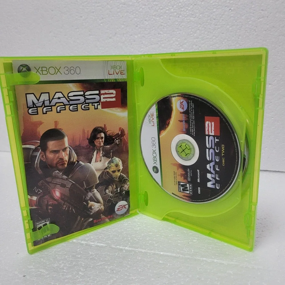 Mass Effect 2 Xbox 360 CIB Complete Tested & Working